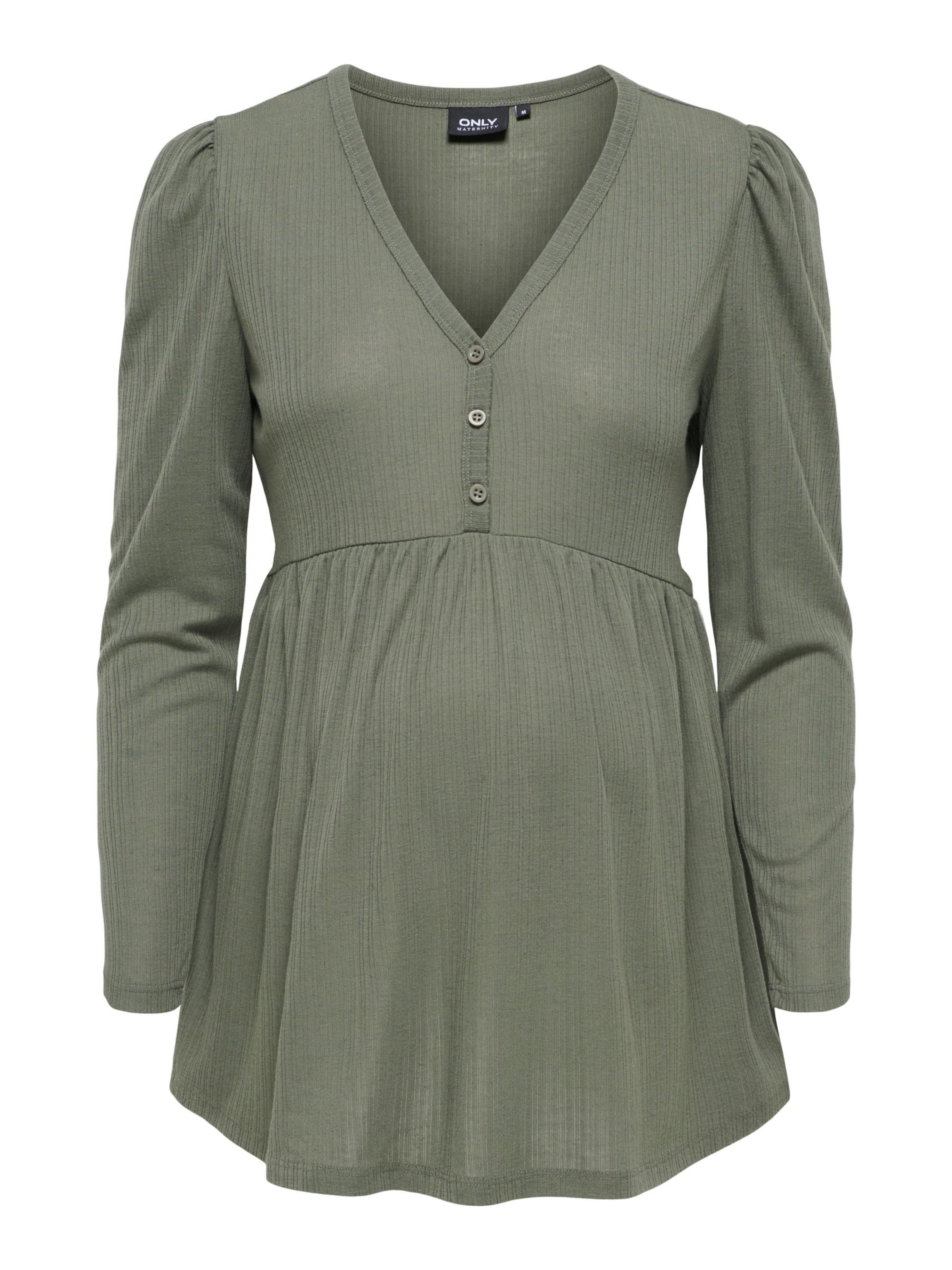 Only Maternity - Blusa 'OLMCamoni' en verde: frente