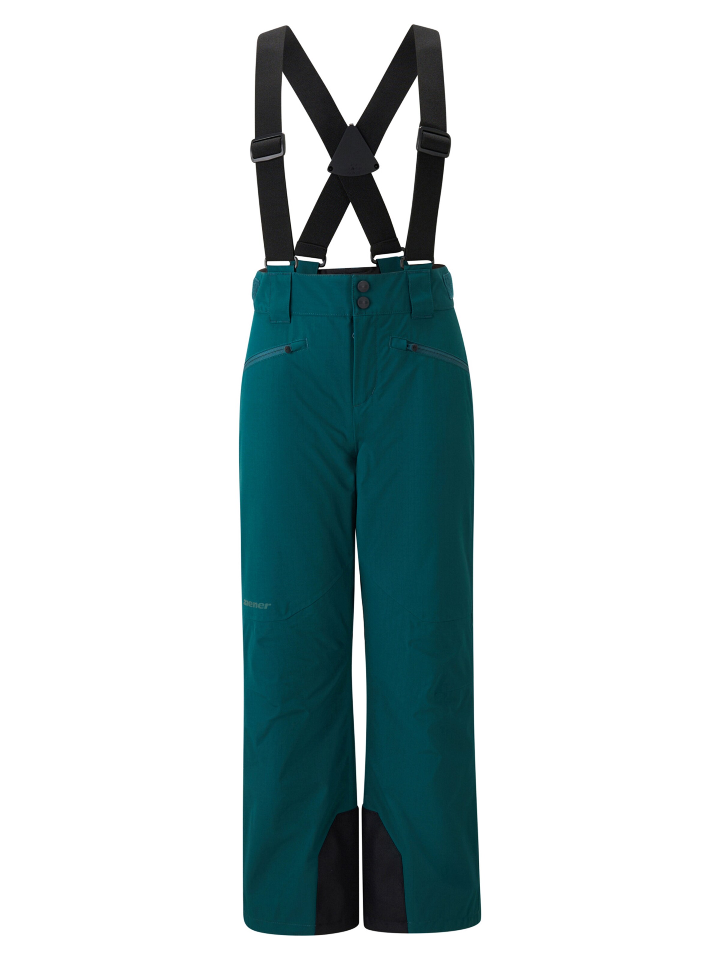 ZIENER Workout Pants 'Axi' in Green: front