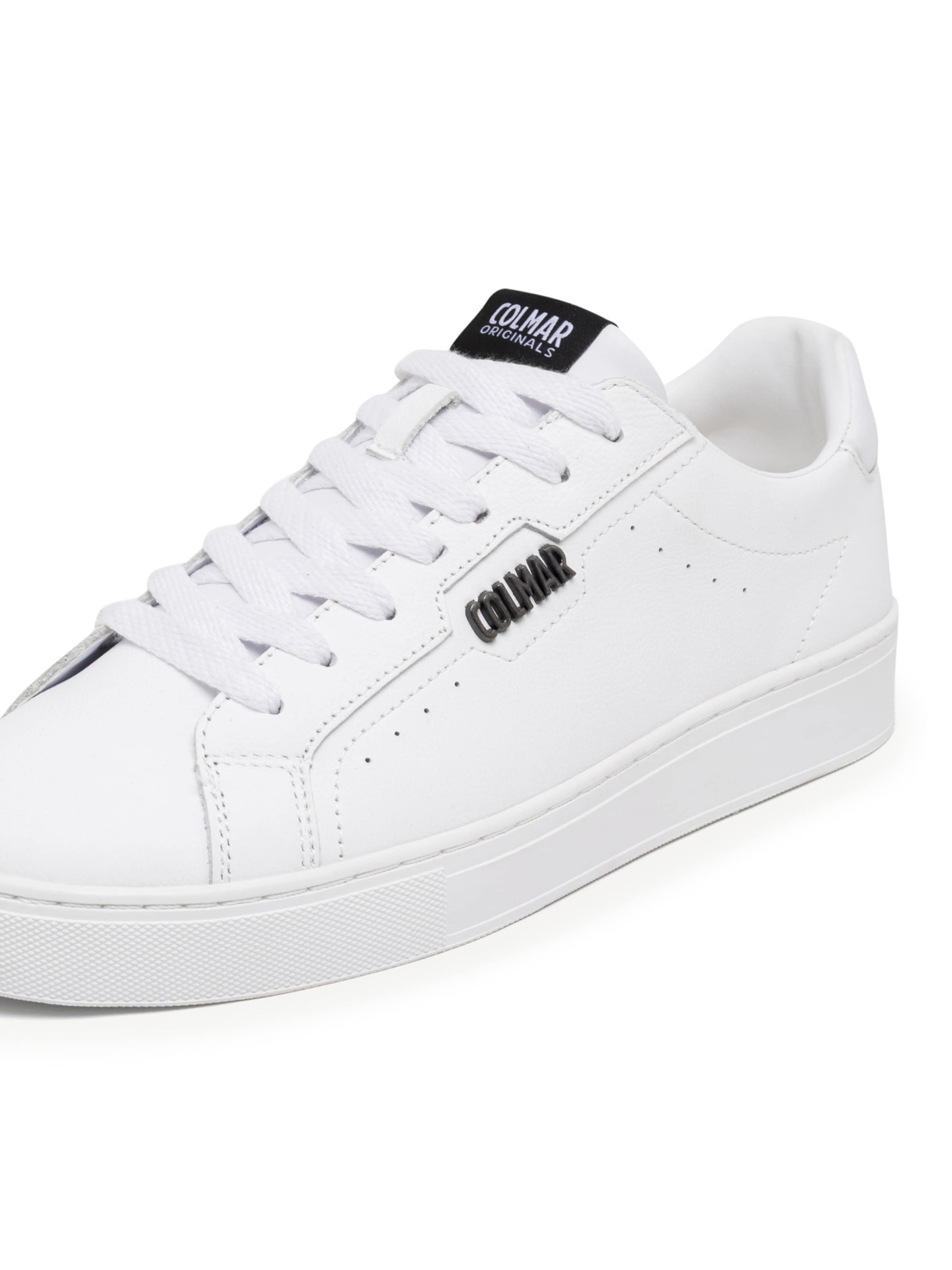 Colmar Platform trainers 'Bates Premium' in White: side