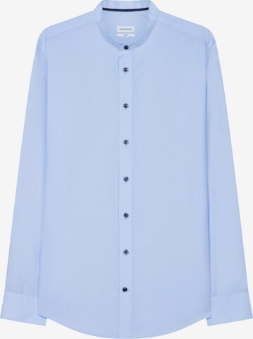 Coupe slim Chemise business SEIDENSTICKER en bleu : devant