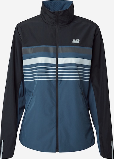 sötétkék / világosszürke / fekete new balance Sportdzseki 'Accelerate Protect ', Termék nézet