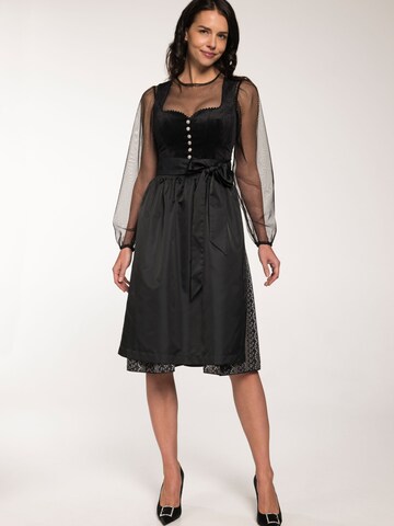 Dirndl SPIETH & WENSKY en noir : devant