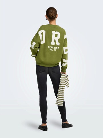 ONLY - Sudadera en verde: frente