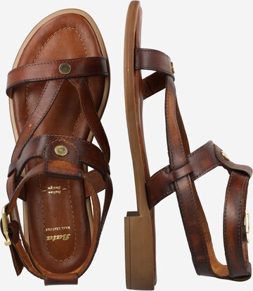 Bata Sandalen met riem in Bruin