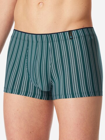 SCHIESSER Boxer shorts ' Long Life Soft ' in Green: front