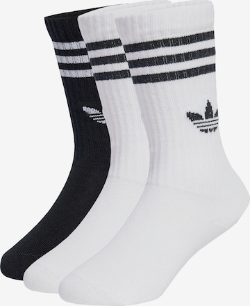 ADIDAS ORIGINALS Socks in White: front