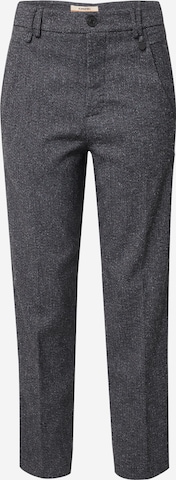 Gang Regular Trousers with creases 'Tanya' in Grey: front