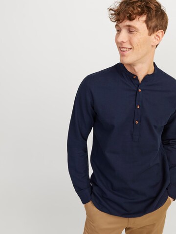 JACK & JONES Regular Fit Hemd 'Summer' in Blau