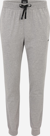 Effilé Pantalon de pyjama 'Mix&Match' BOSS Orange en gris : devant