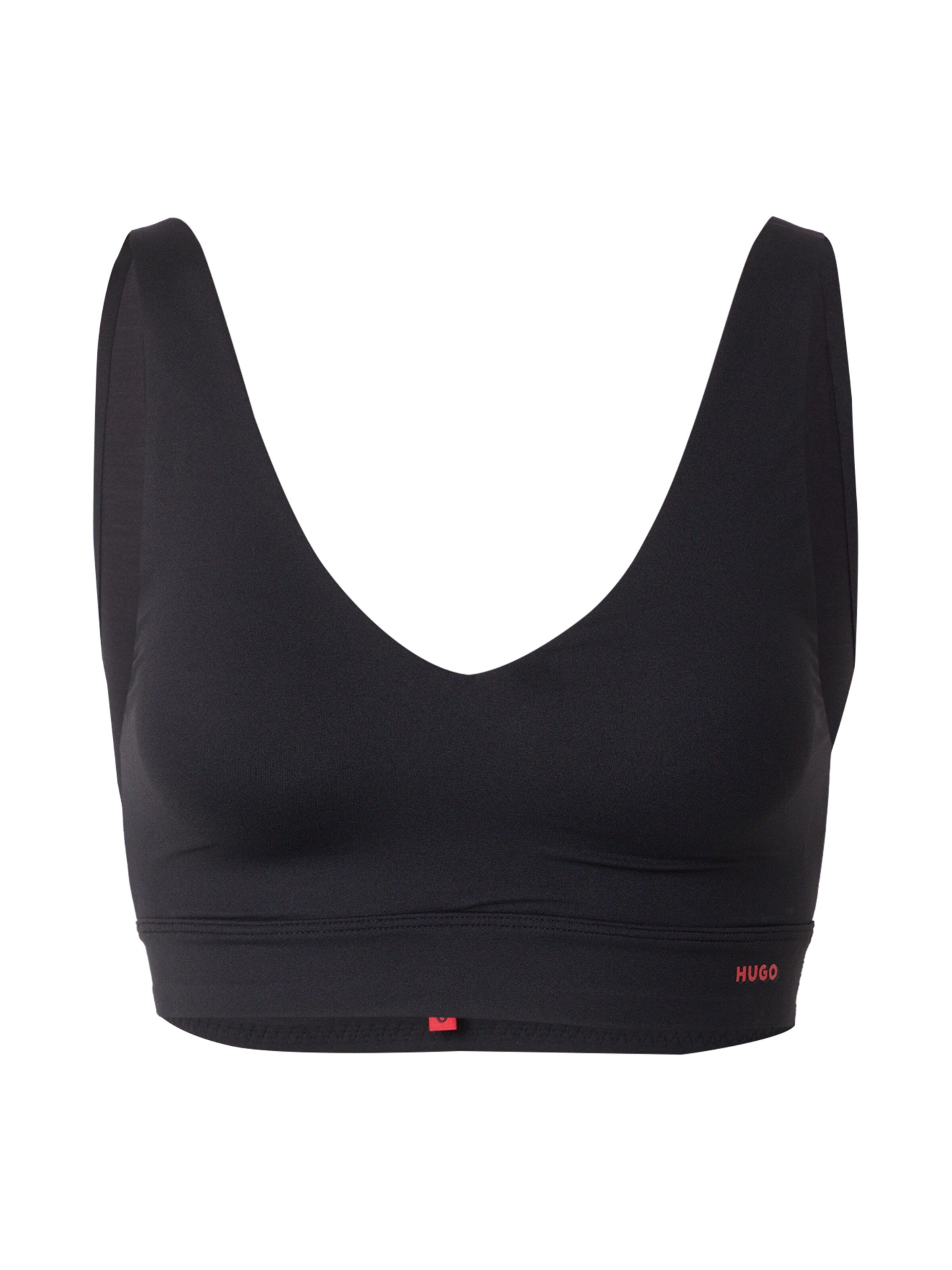 HUGO Bustier Nedrček | črna barva: sprednja stran