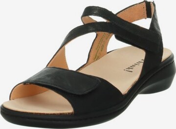 THINK! Sandals in Black: front