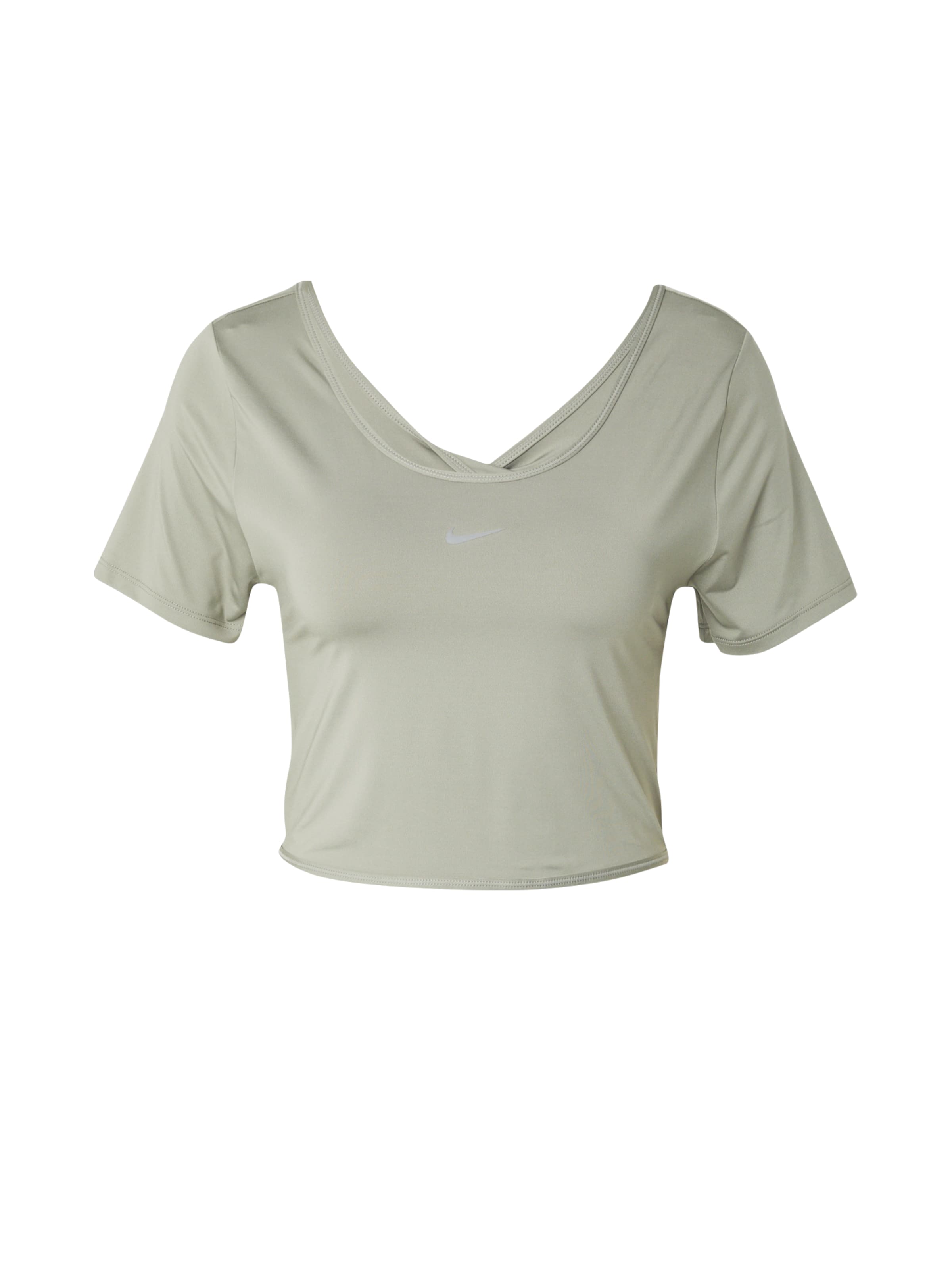 NIKE Функционална тениска 'One Classic' в зелено: отпред