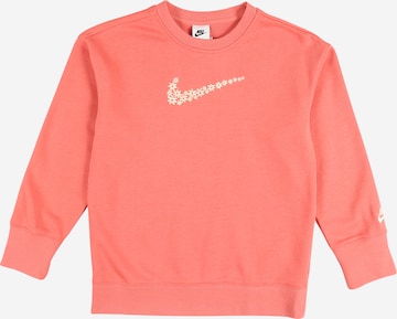 Nike Sportswear Sweatshirt in Pink: front