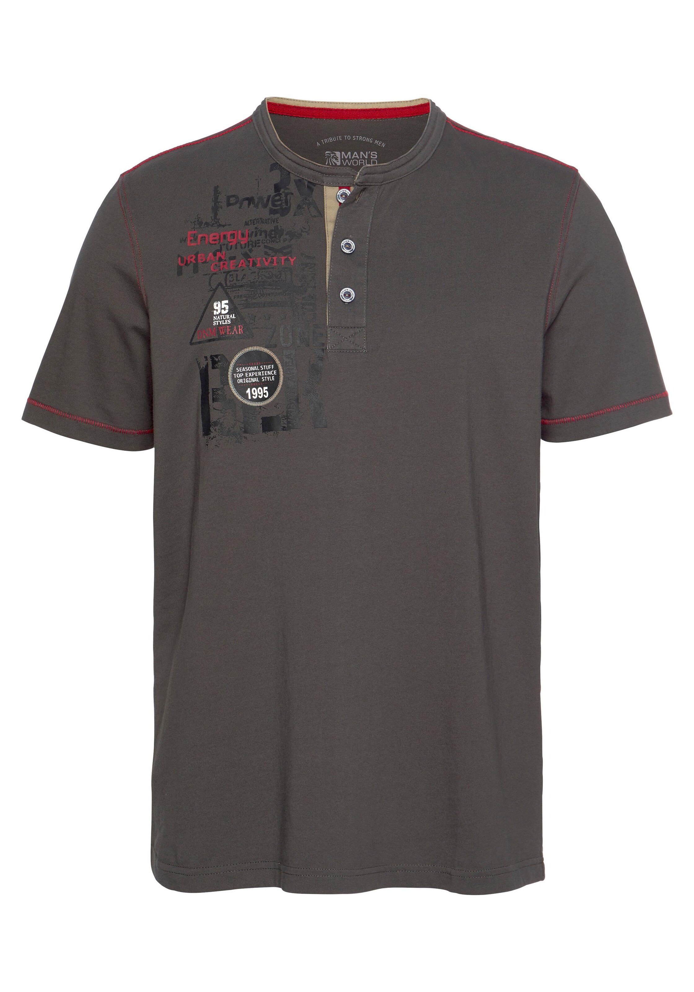 Man's World Shirt in Grey: front