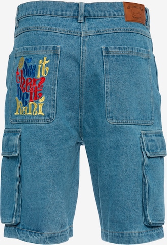Regular Jeans de la Karl Kani pe albastru