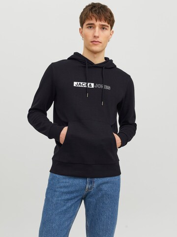 JACK & JONES Суичър 'Neo' в черно: отпред