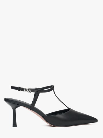 Estro Slingback Pumps '24043-1915' in Black: front