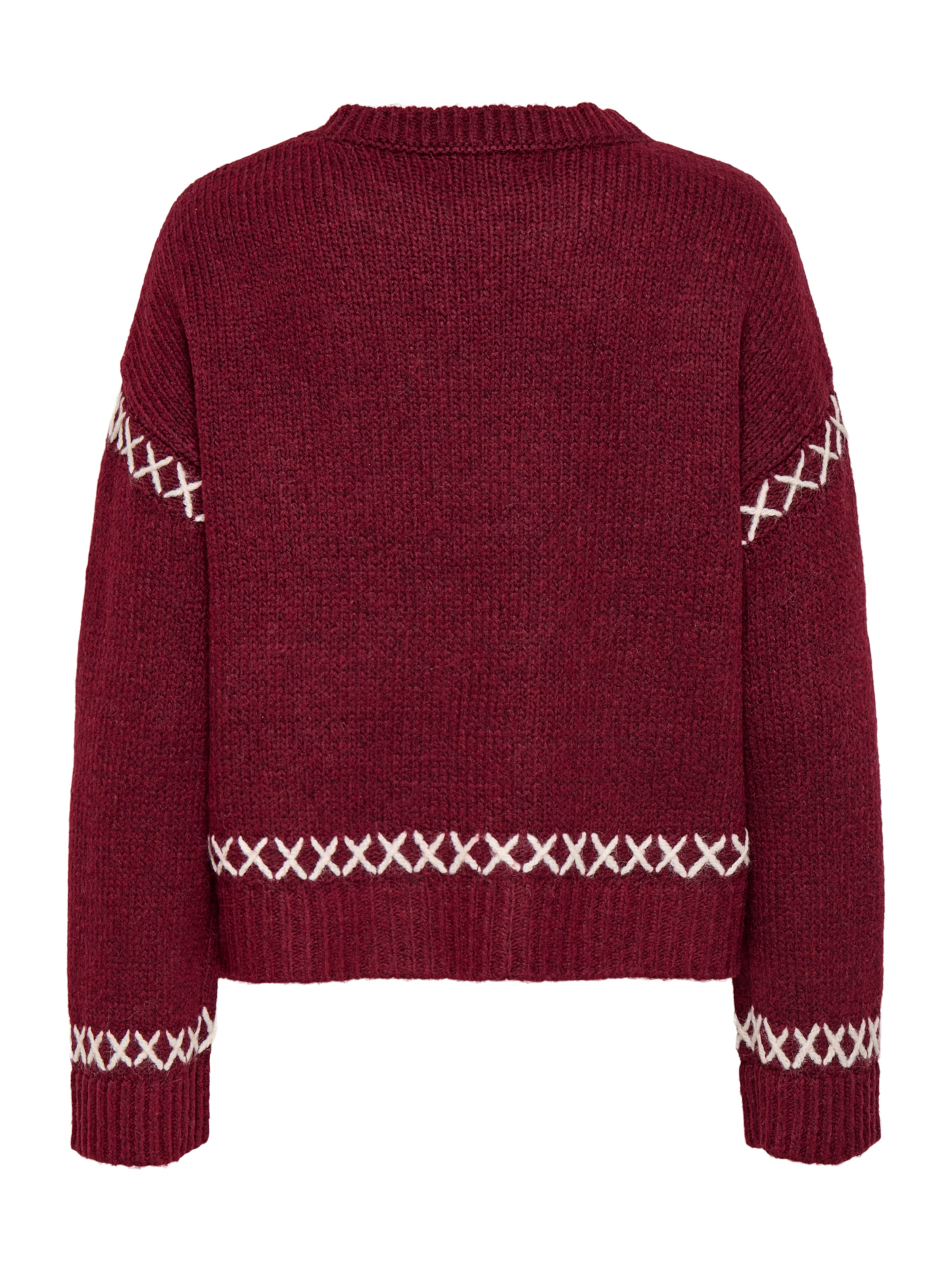 ONLY Sweater 'ONLAMANDA' in Red