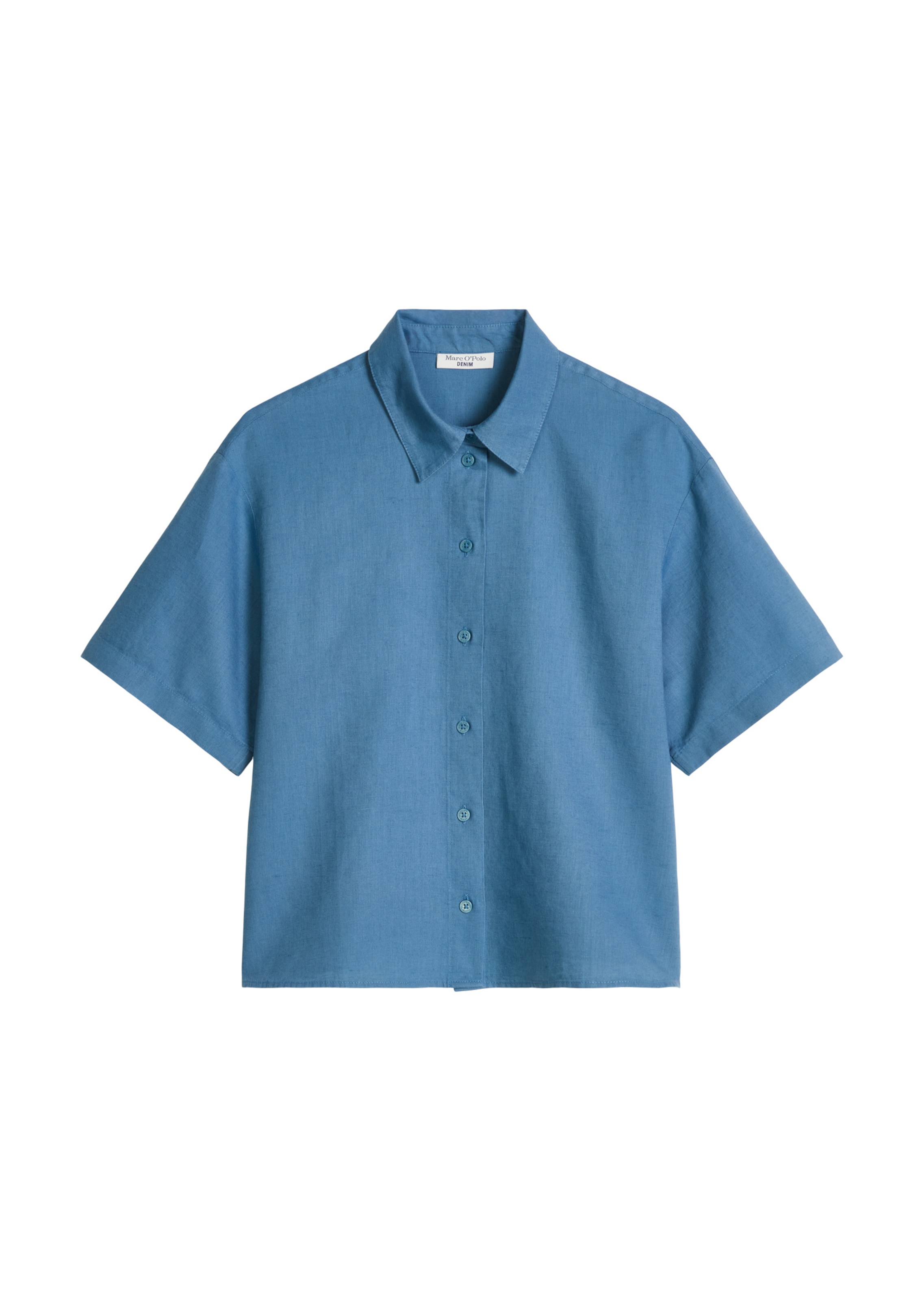 Marc O'Polo DENIM Blouse in Blauw: voorkant