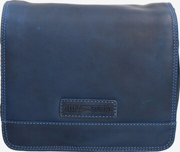 Borsa a tracolla 'Borsa a tracolla uomo vera pelle vitello ingrassato Hill Burry' di HILL BURRY in blu: frontale