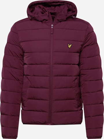 Lyle & Scott Tussenjas in Rood: voorkant