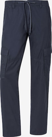 Jan Vanderstorm Loose fit Cargo Pants 'Thorvald' in Blue: front