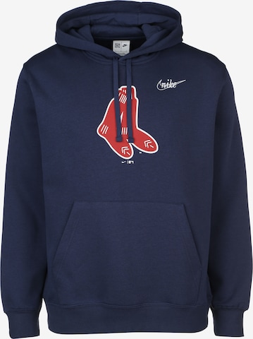 NIKE Sportsweatshirt 'Boston Red Sox Cooperstown' in Blau: predná strana