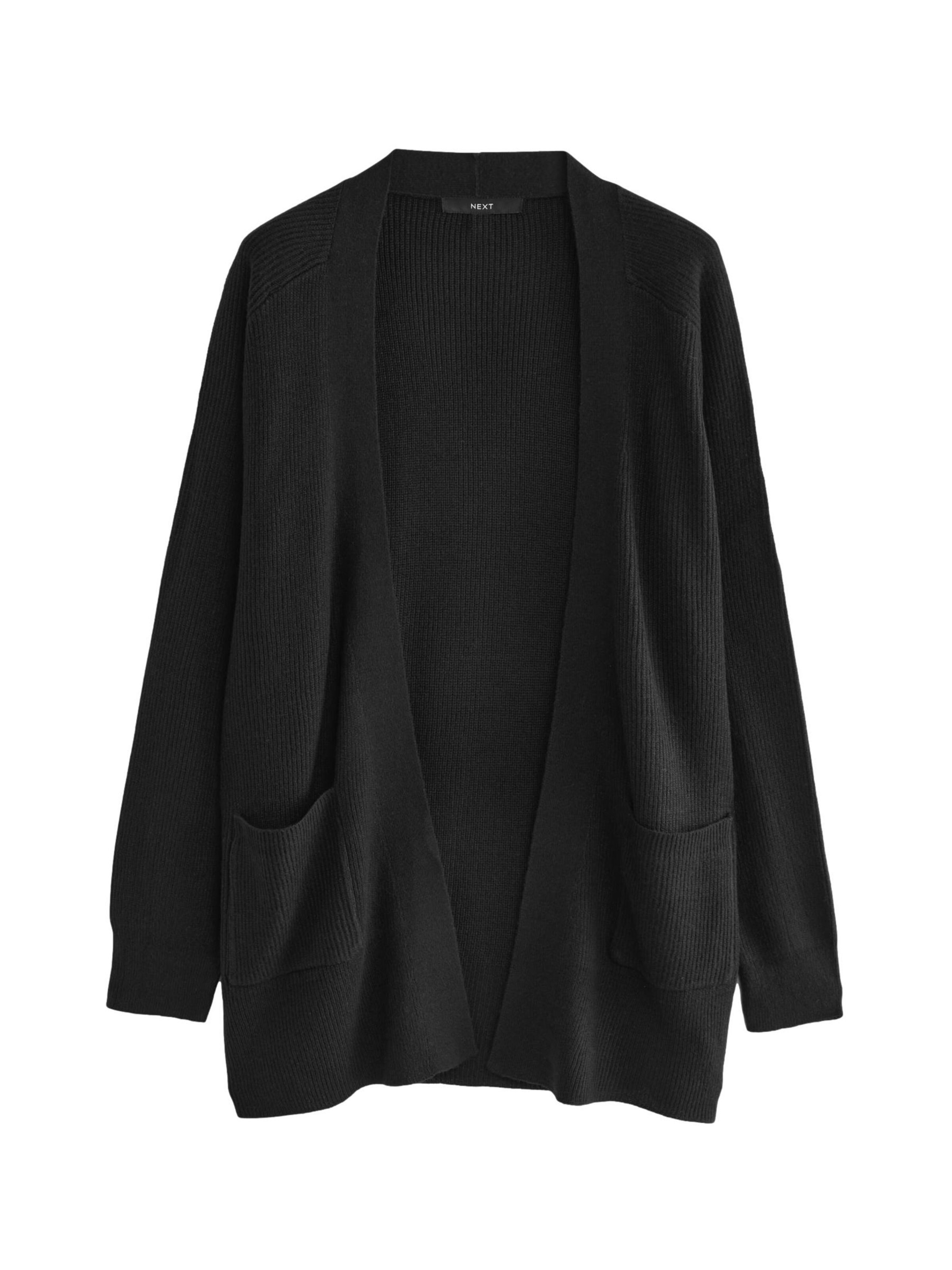 Next Strickjacke in Schwarz: Vorderseite