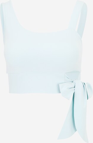 Yvette Sports Bustier Sport-BH in Blau: predná strana