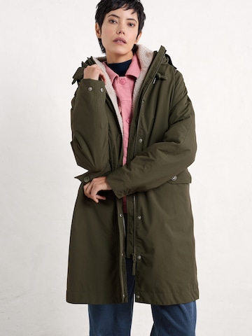 Seasalt Cornwall Raincoat 'Holdfast' in Green