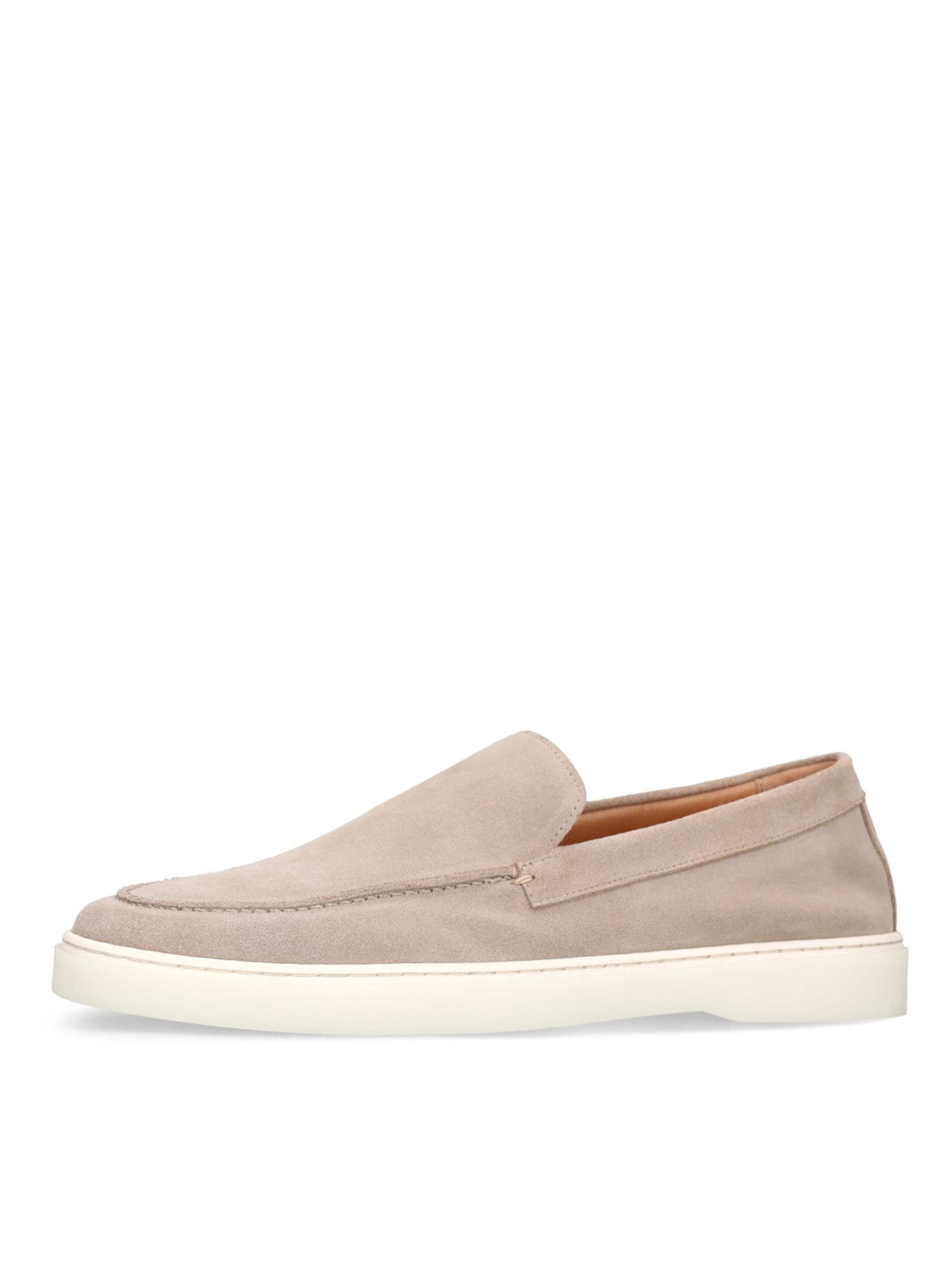 MANFIELD Mocassins in Beige: voorkant