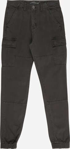 GUESS Tapered Pants 'GABARDINE' in Black: front