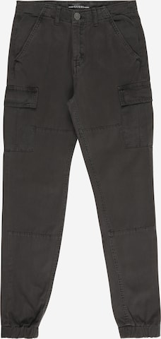 GUESS Tapered Pants 'GABARDINE' in Black: front