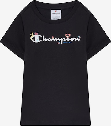 T-Shirt Champion Authentic Athletic Apparel en noir : devant
