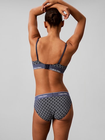 Calvin Klein Triangel BH in Blauw