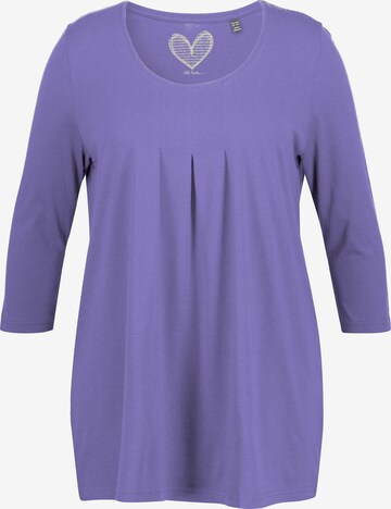 Ulla Popken Shirt in Lila: voorkant