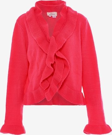 aleva Knit Cardigan in Pink: front