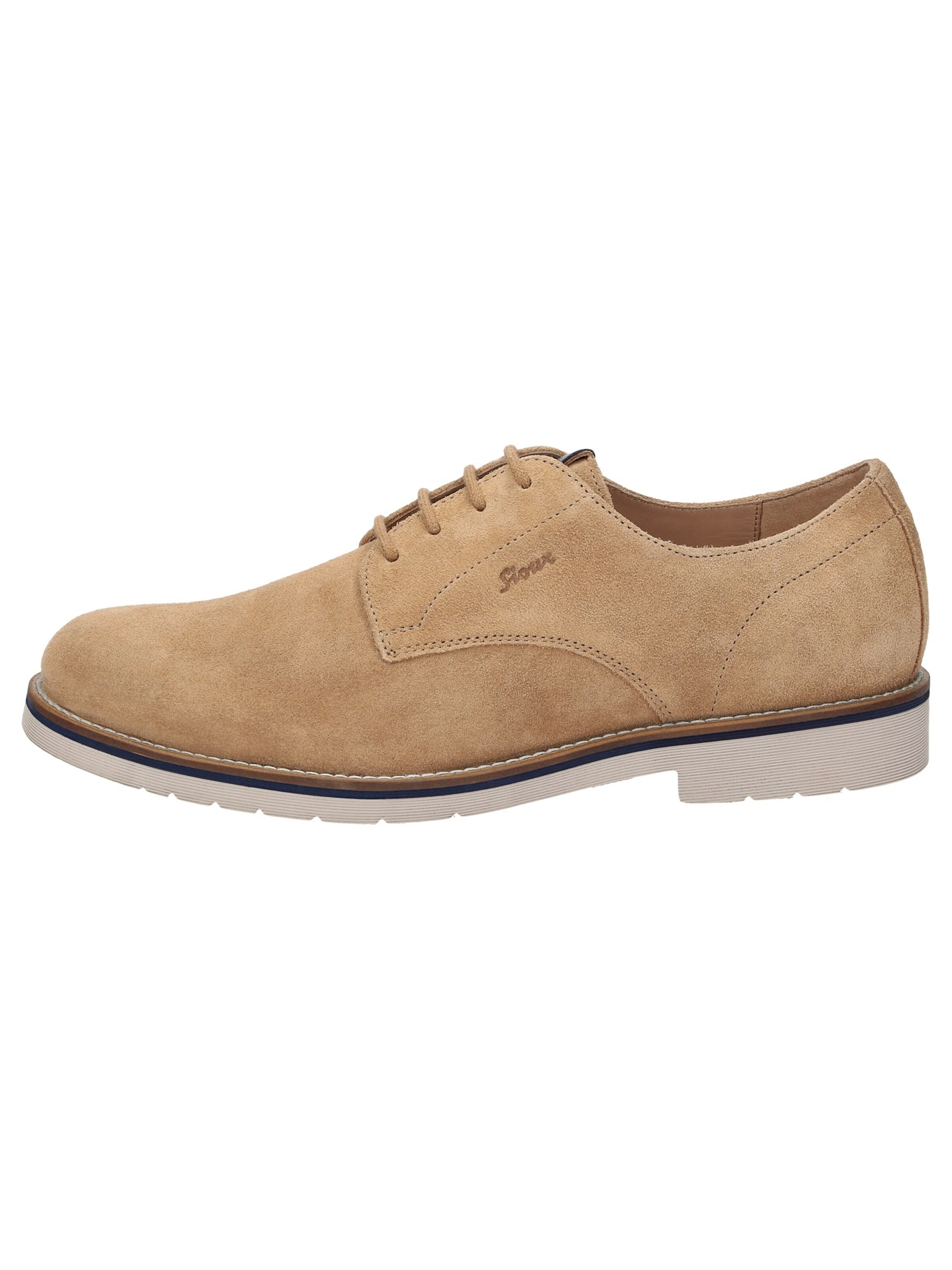 SIOUX Lace-up shoe 'Encanio-715' in Beige