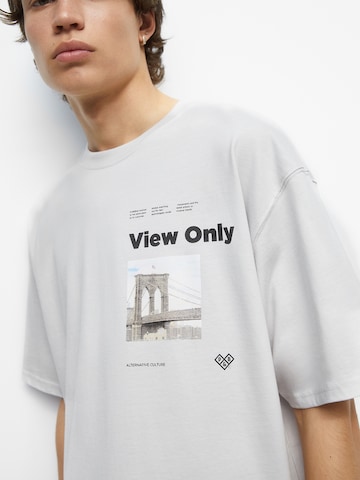 Pull&Bear T-Shirt in Grau
