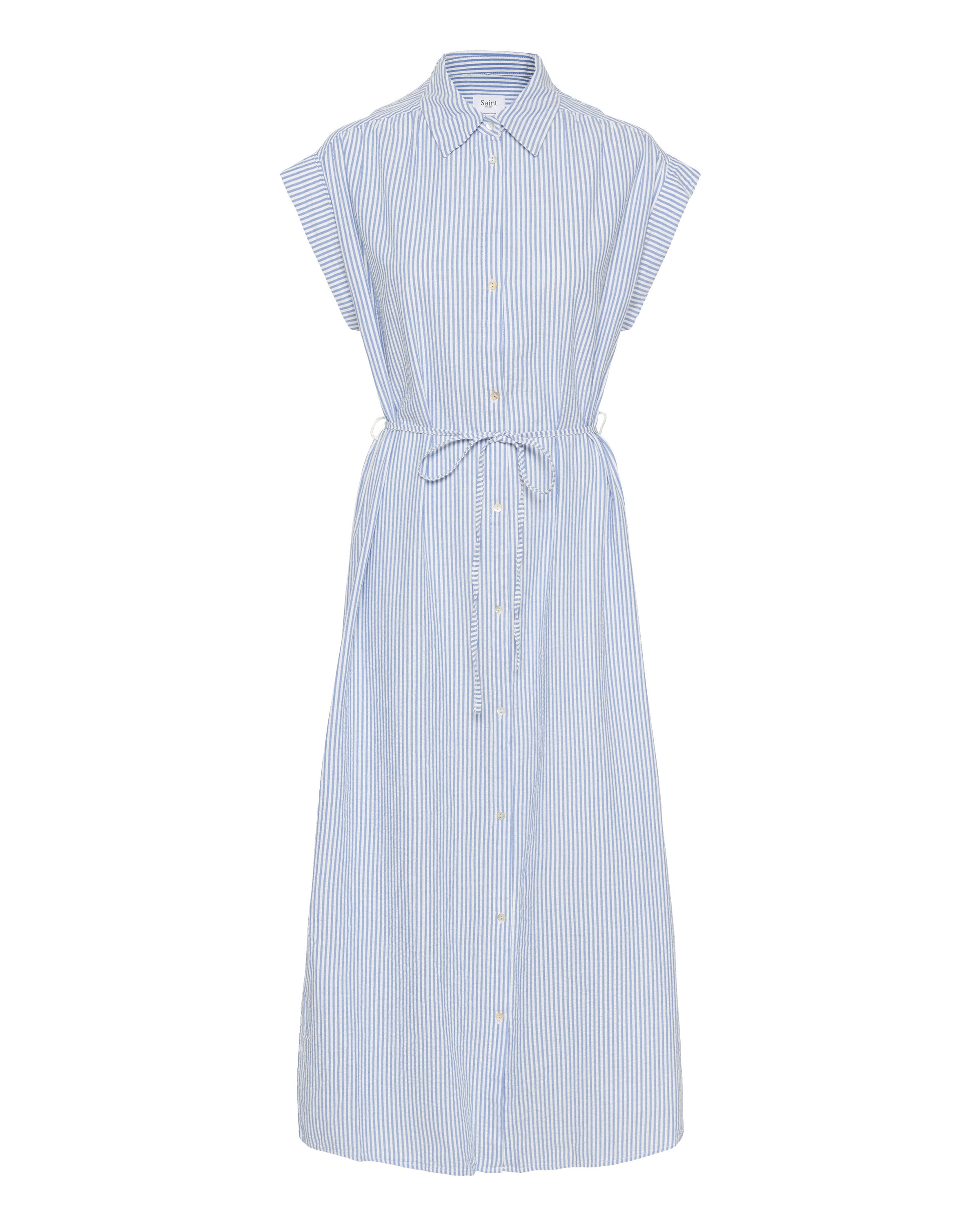 SAINT TROPEZ Blusekjole i blå: forside