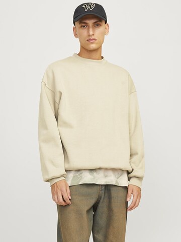JACK & JONES Sweatshirt 'JJEUrban Edge' i grå: forside
