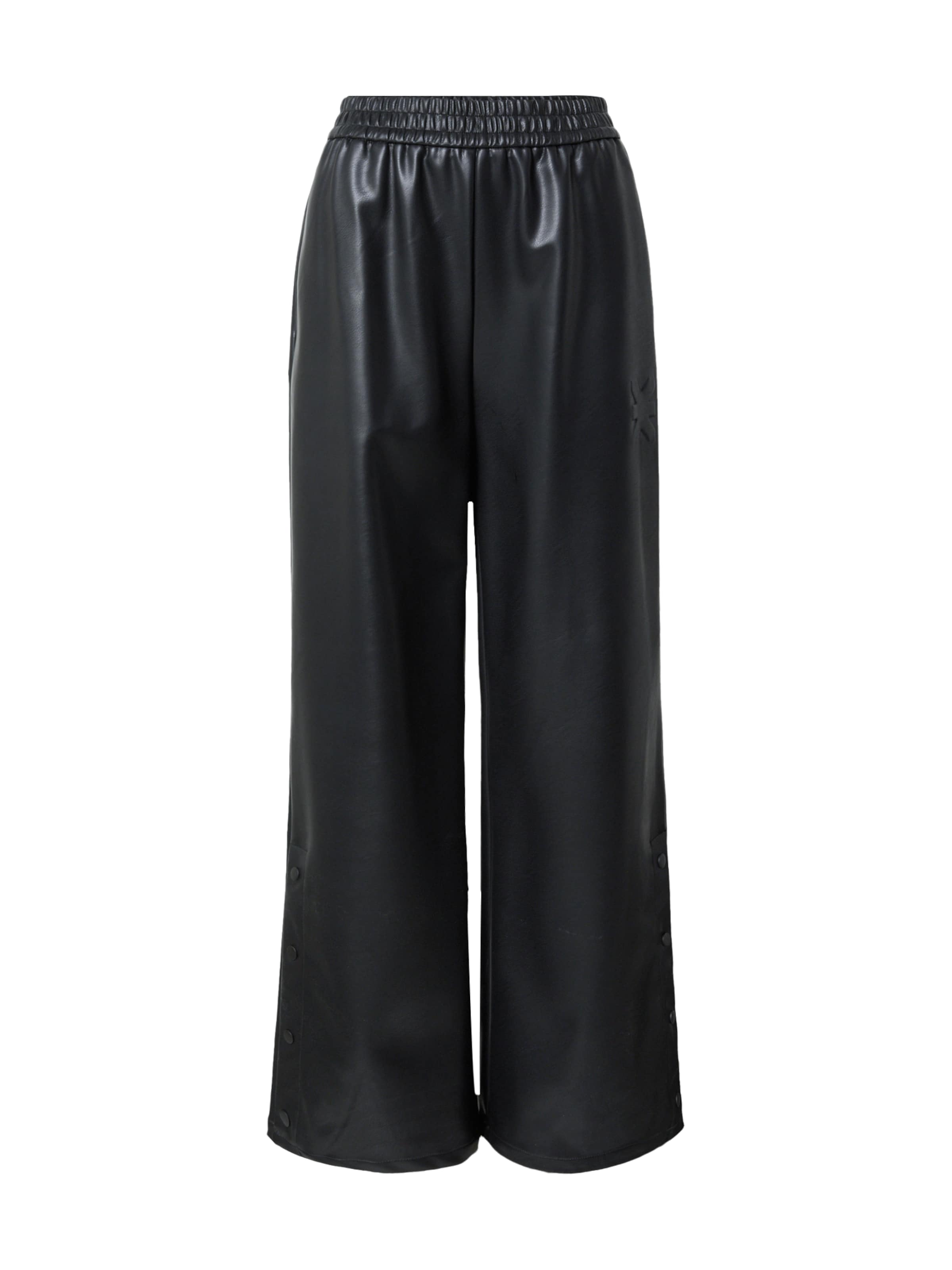 Karo Kauer Wide leg Trousers in Black: front