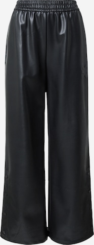 Wide Leg Pantalon Karo Kauer en noir : devant