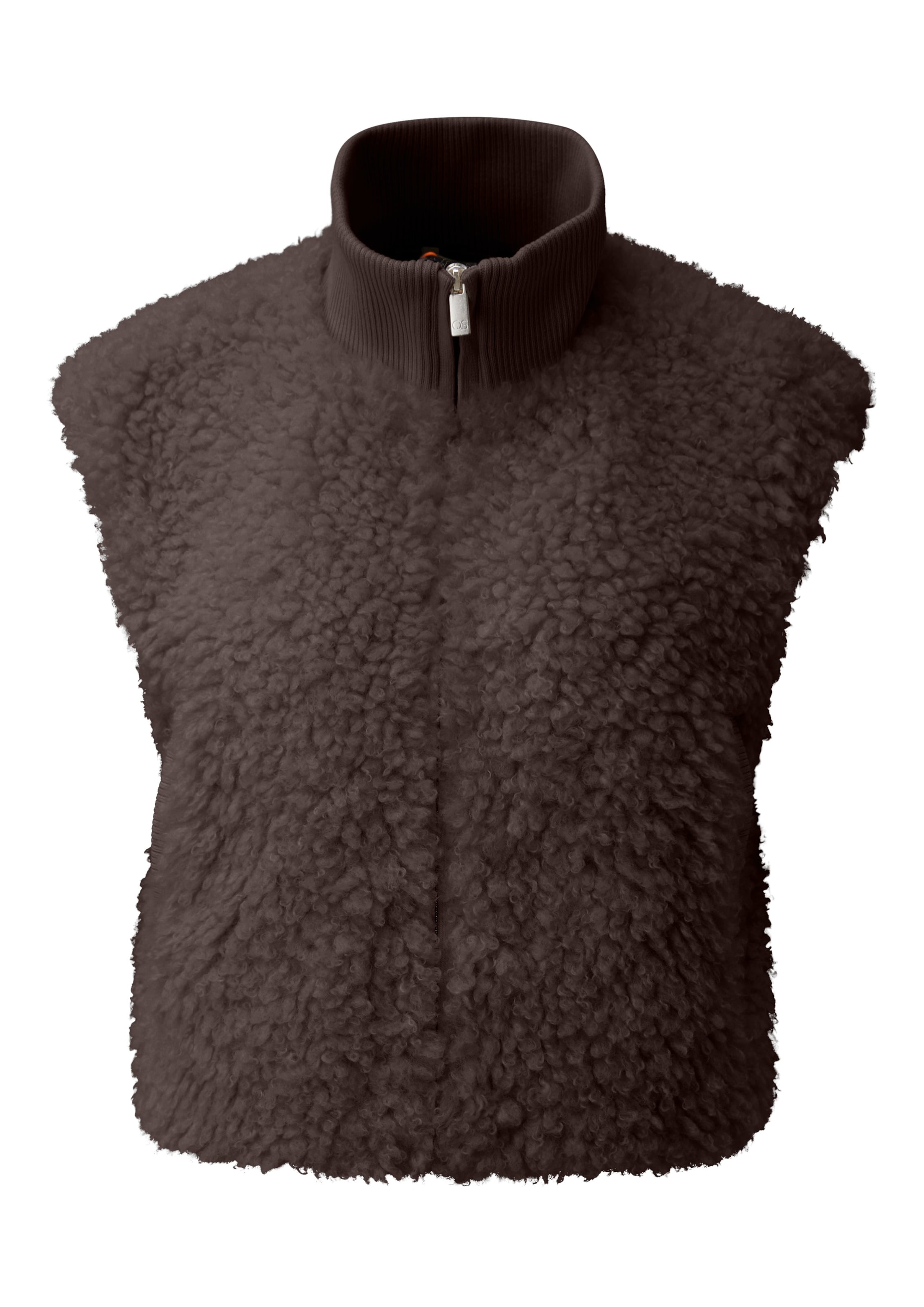 Gilet QS en marron : devant
