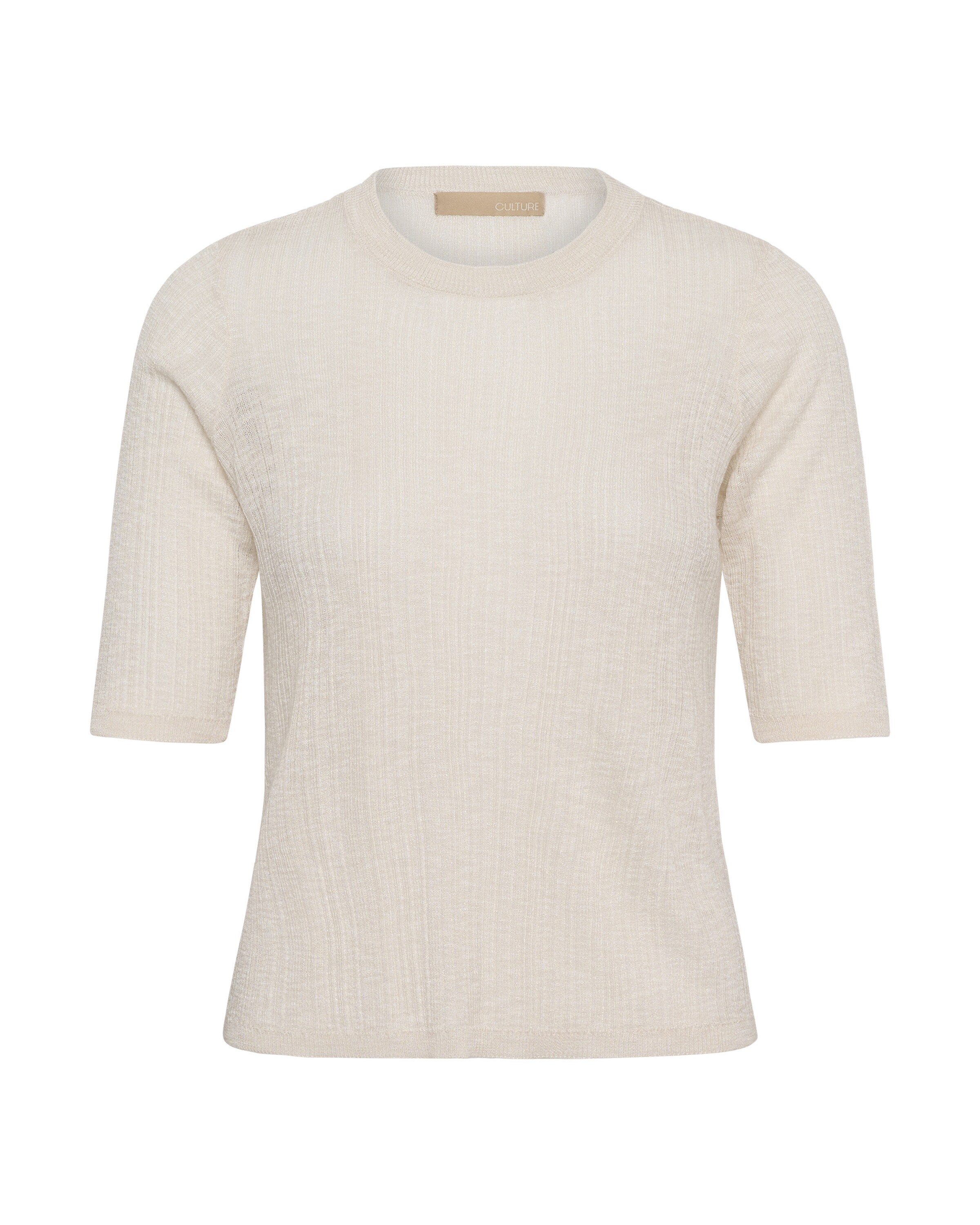 CULTURE Sweter 'CUaugustine' w kolorze beżowy: przód