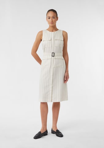 COMMA Blousejurk in Beige: voorkant