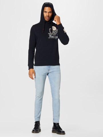 CAMP DAVID Sweatshirt 'New Aviation' in Schwarz