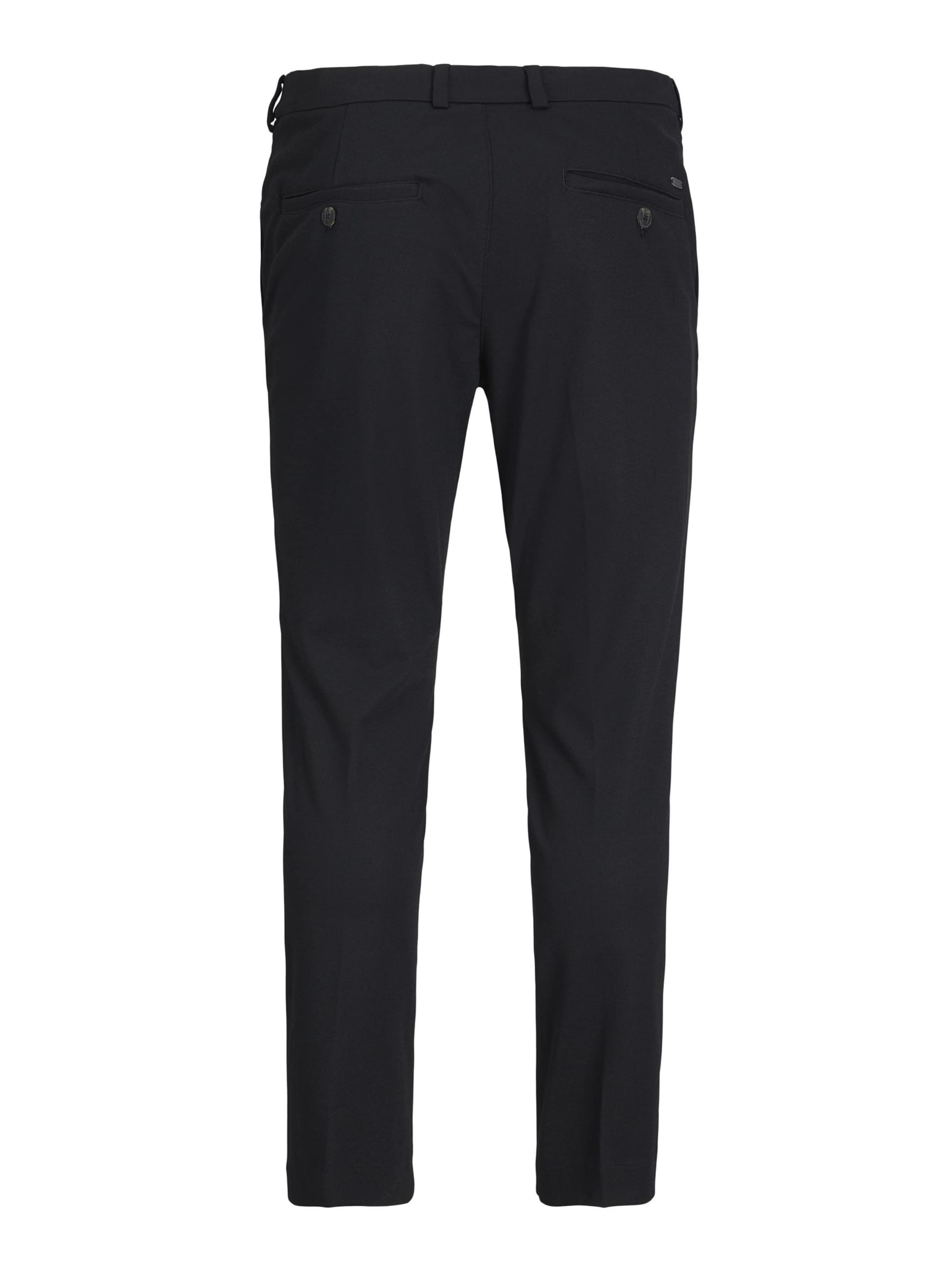 Jack & Jones Plus Slimfit Chinobyxa 'JPSTMarco JJCooper' i svart