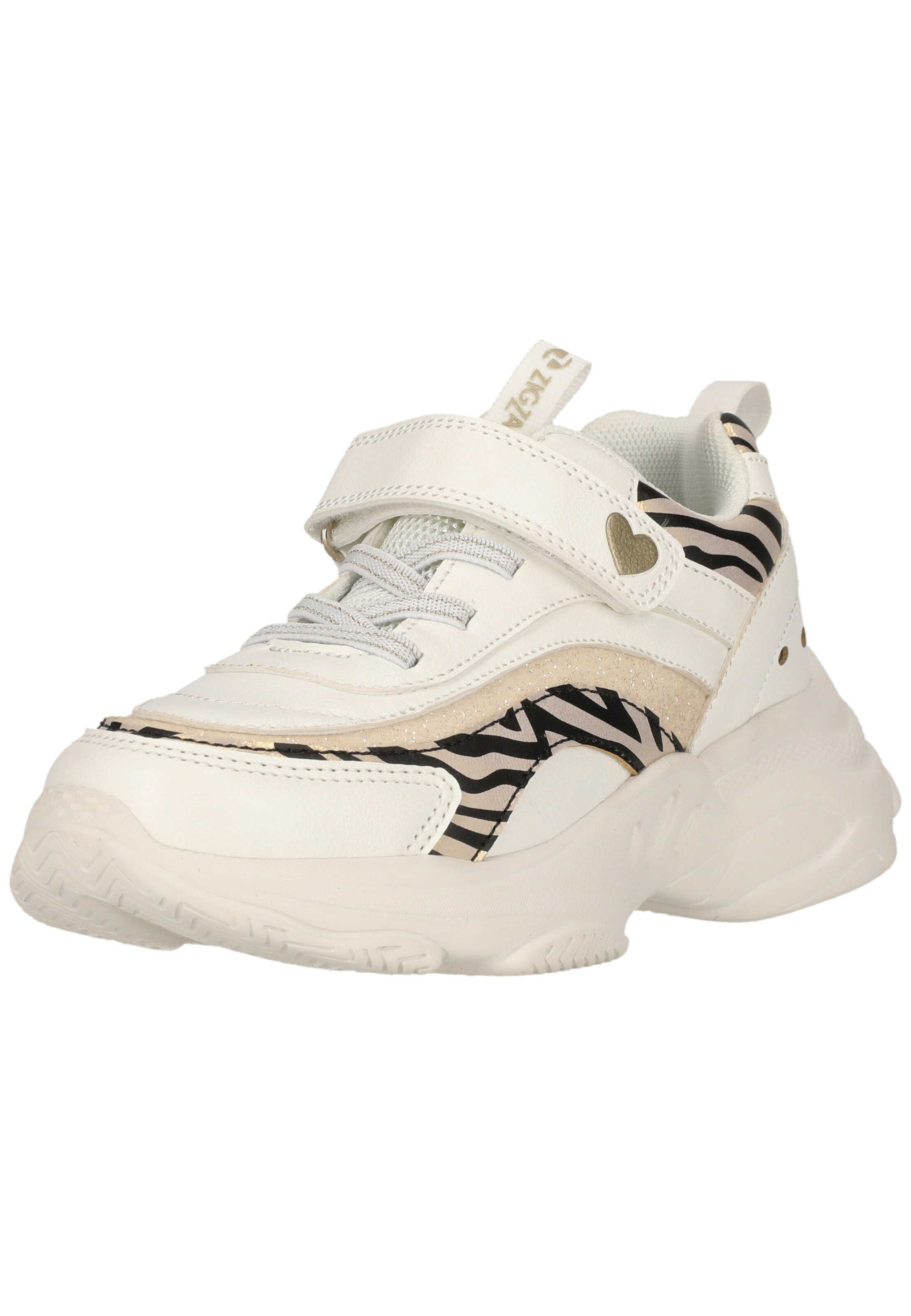 ZigZag Sneakers 'Fialey' in Wit: voorkant