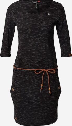Ragwear Платье 'Tanya' в Черный: спереди